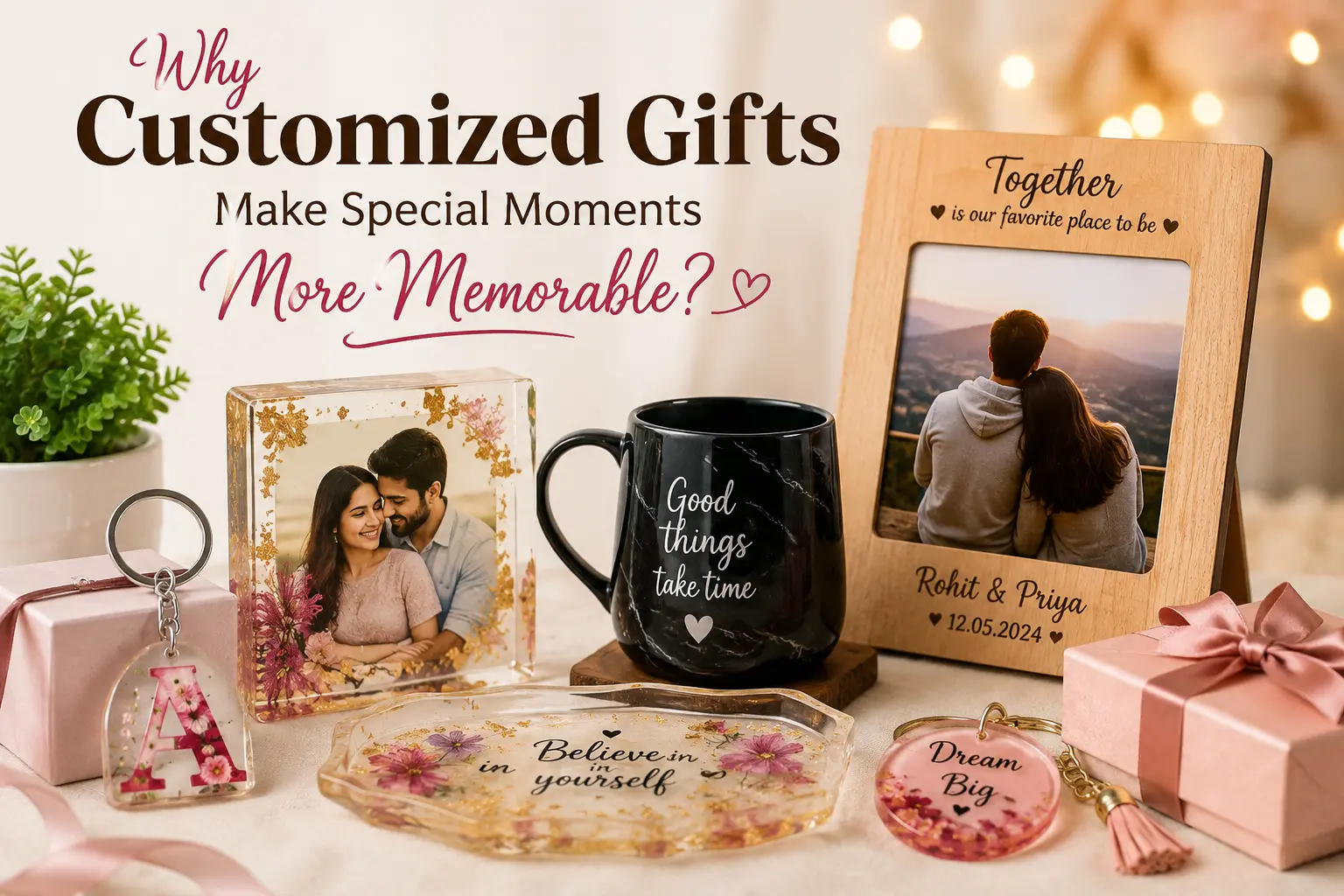 Why Customized Gifts Make Special Moments More Memorable?